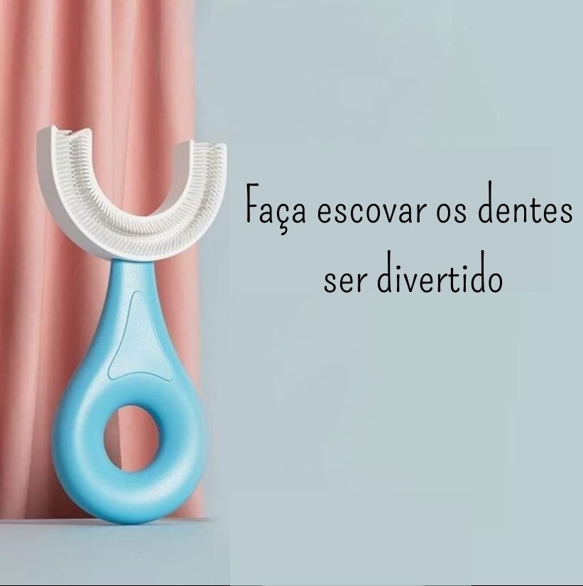 Escova de dentes infantil 180º - Escovação Perfeita