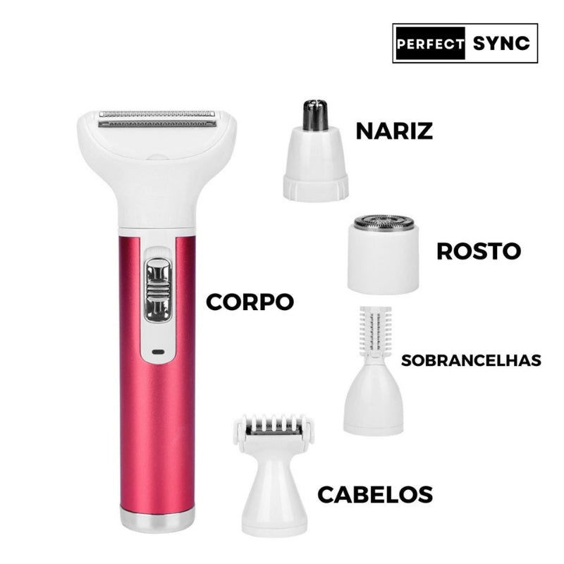 Depilador Profissional Sync Elétrico - 5 em 1