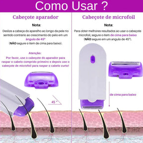 Depilador Laser LED Shave Fast 2 em 1 + BRINDES