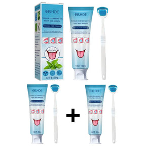Kit Gel Bucal SyncFresh - Transforme seu Sorriso e Saúde Bucal [GANHE RASPADOR DE LÍNGUA GRÁTIS]
