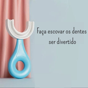 Escova de dentes infantil 180º - Escovação Perfeita