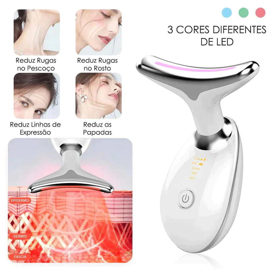 Massageador e Drenagem Facial FaceSync +BRINDE